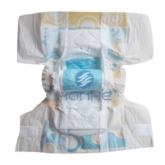 Printed baby diapers