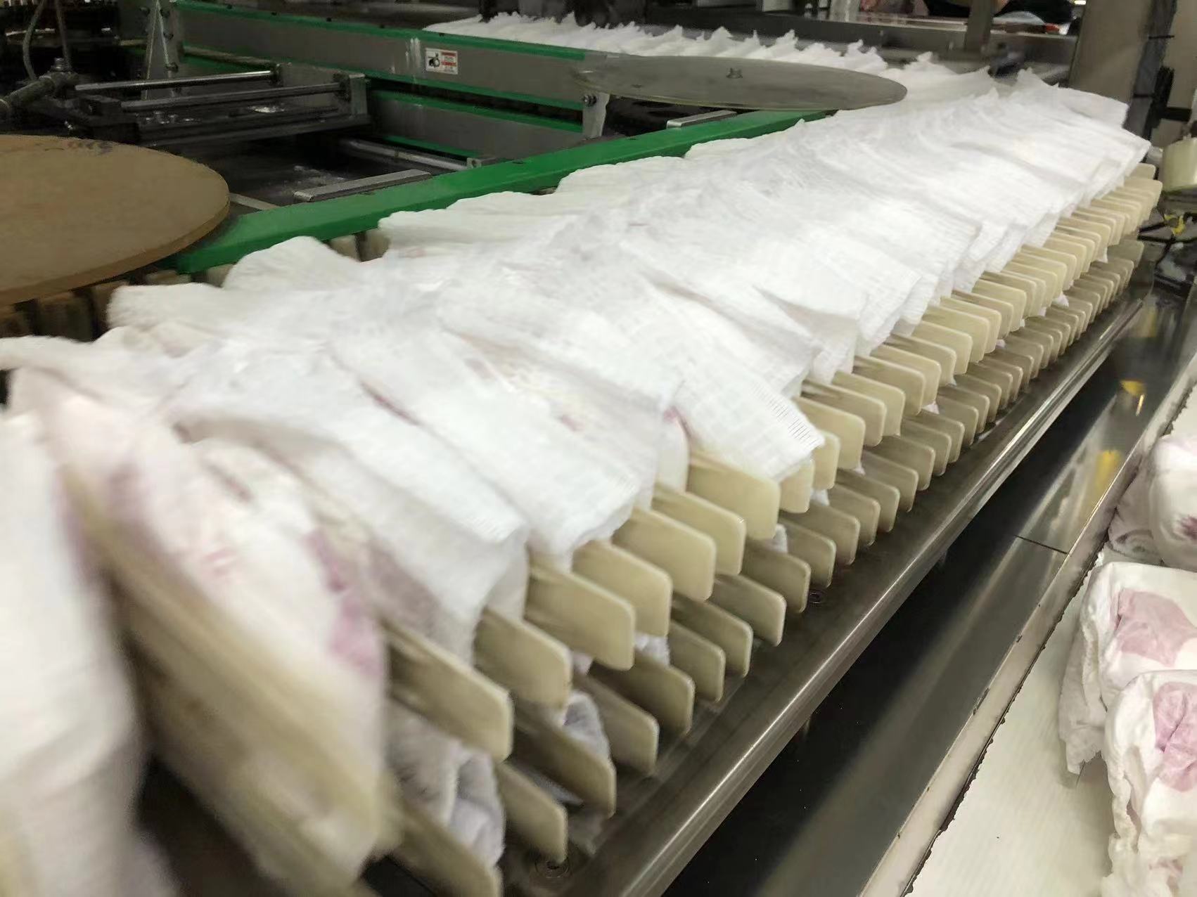 Production de couches pour bébés